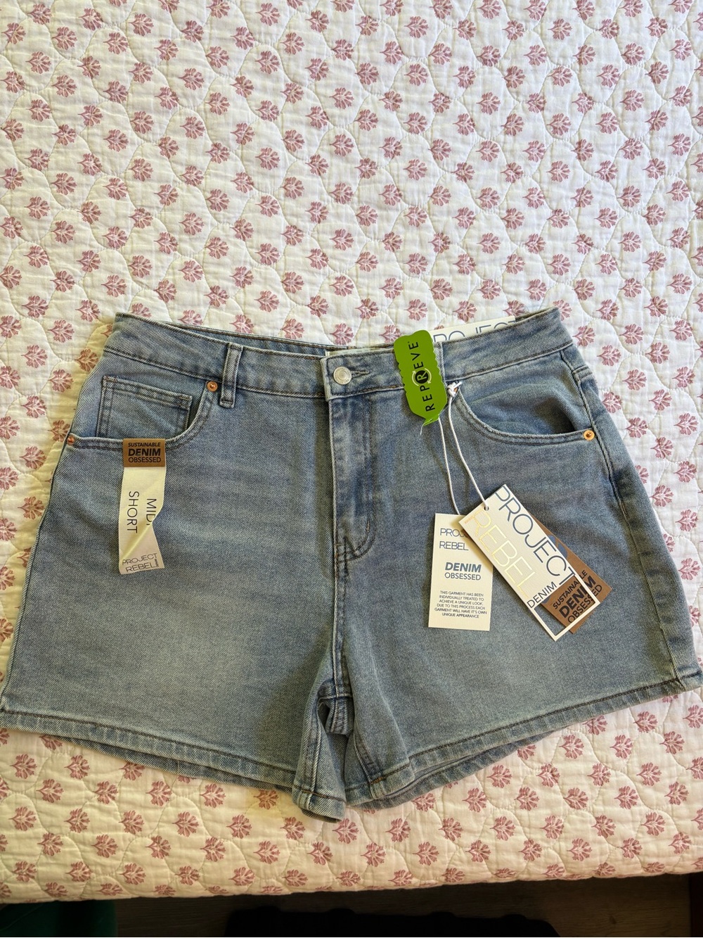 NWT Light Blue Denim Women’s Shorts